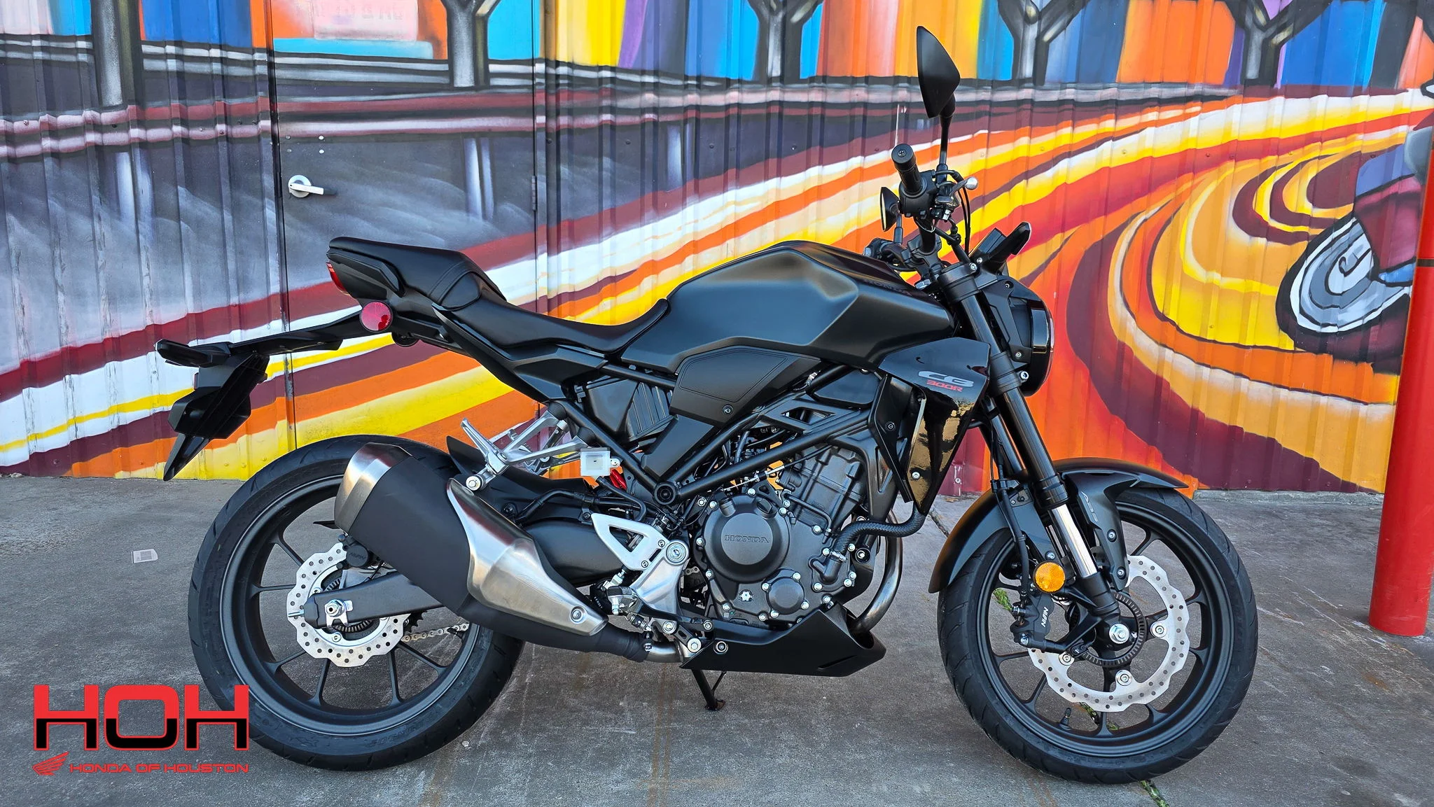 2025 HONDA CB300R in BLACK