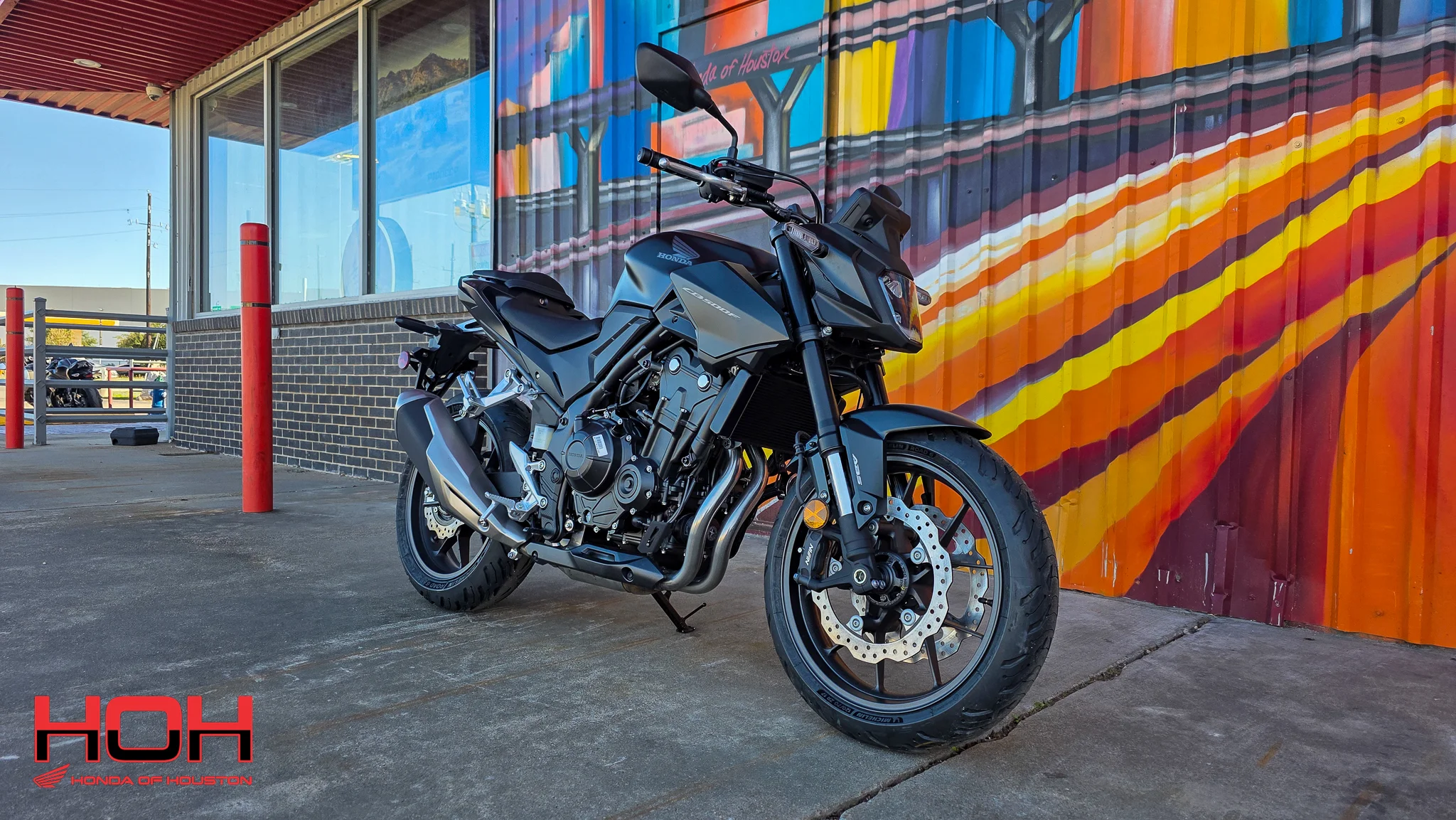 2025 HONDA CB500F in BLACK - view 2