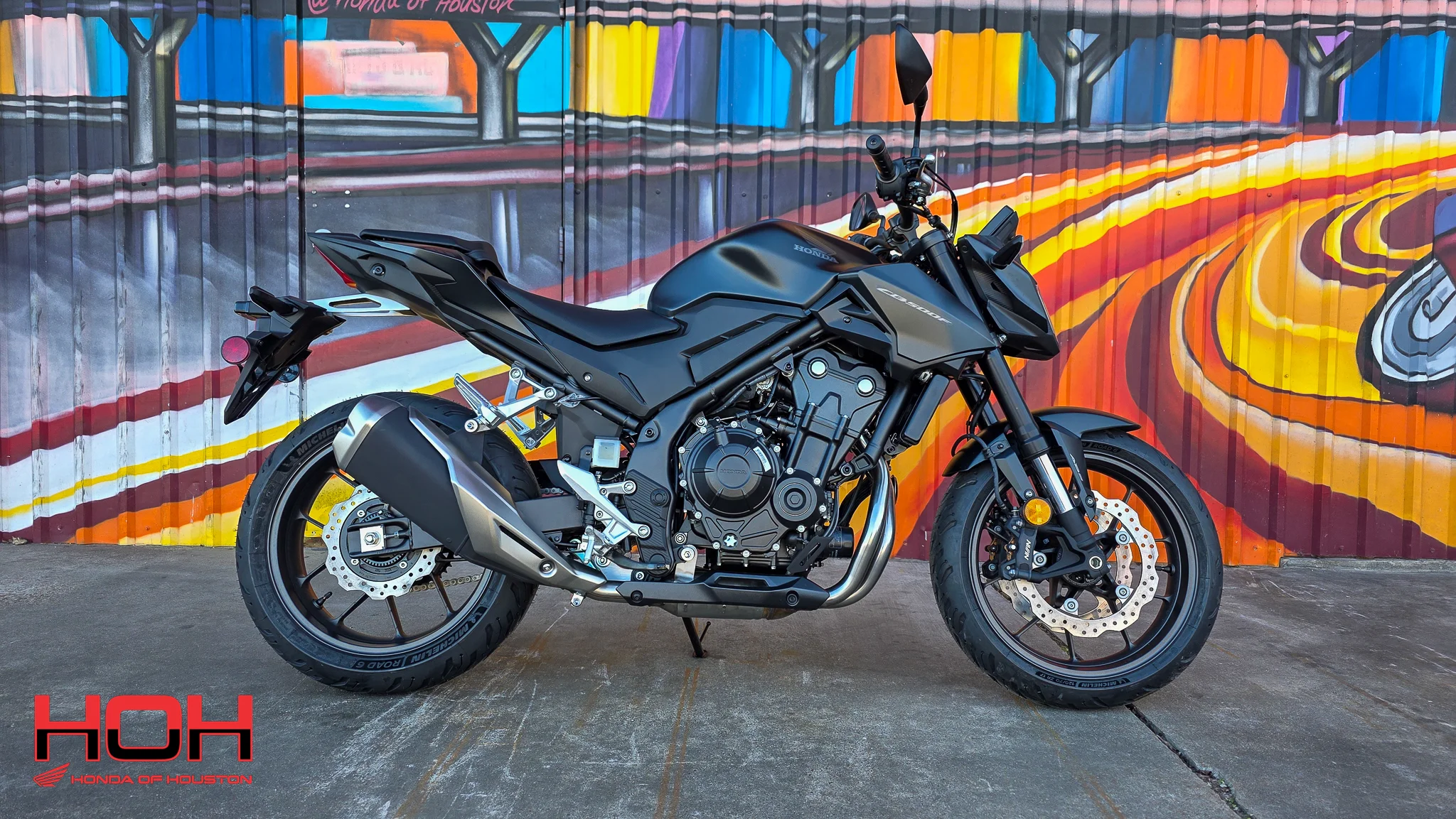 2025 HONDA CB500F in BLACK