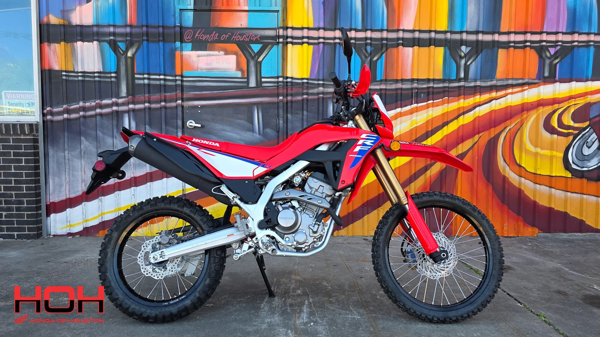 2025 HONDA CRF300L in Red