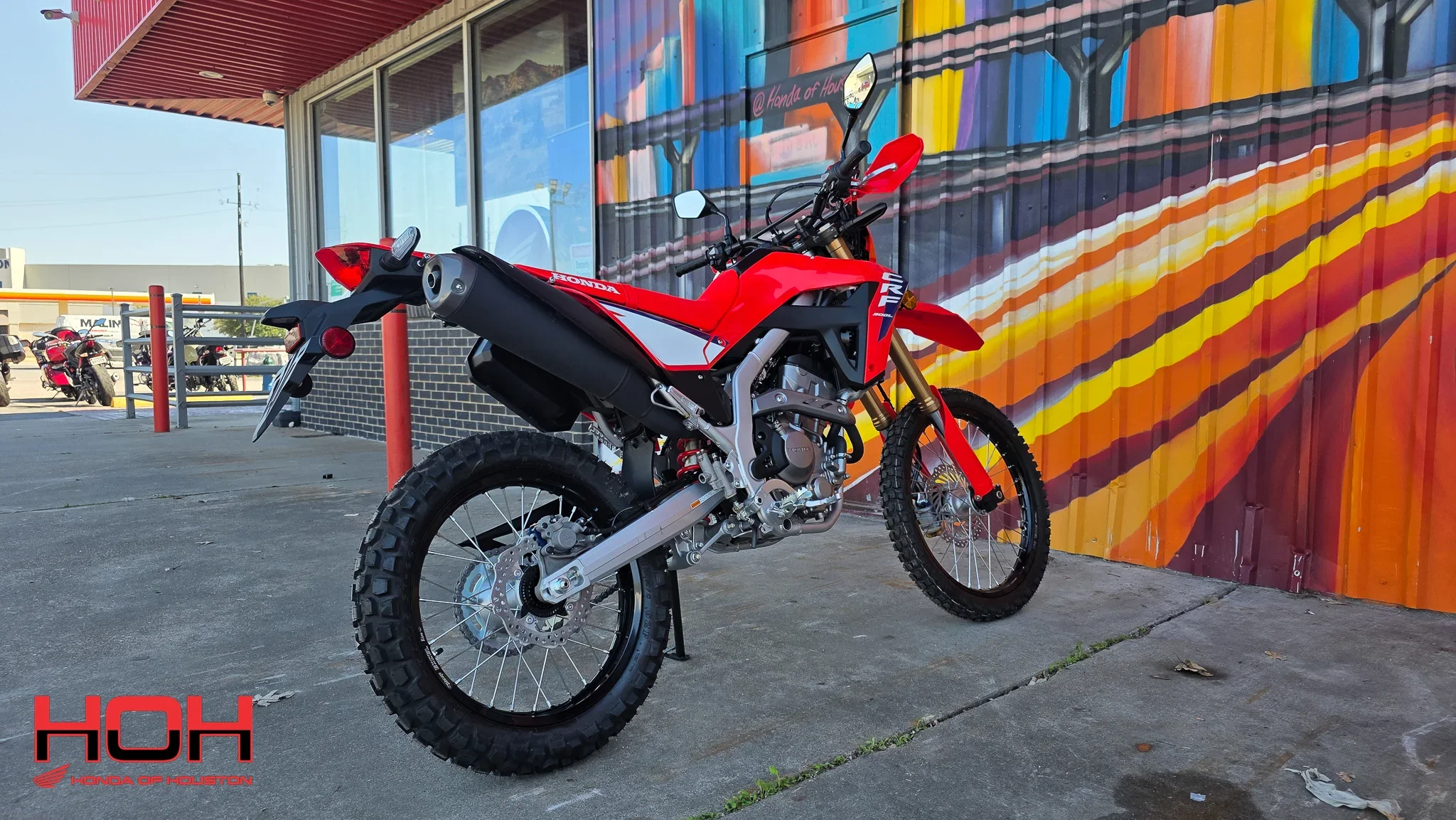 2025 HONDA CRF300L in Red - view 2
