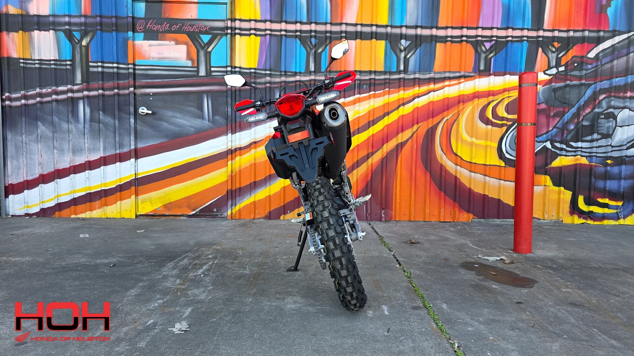 2025 HONDA CRF300L in Red - view 3