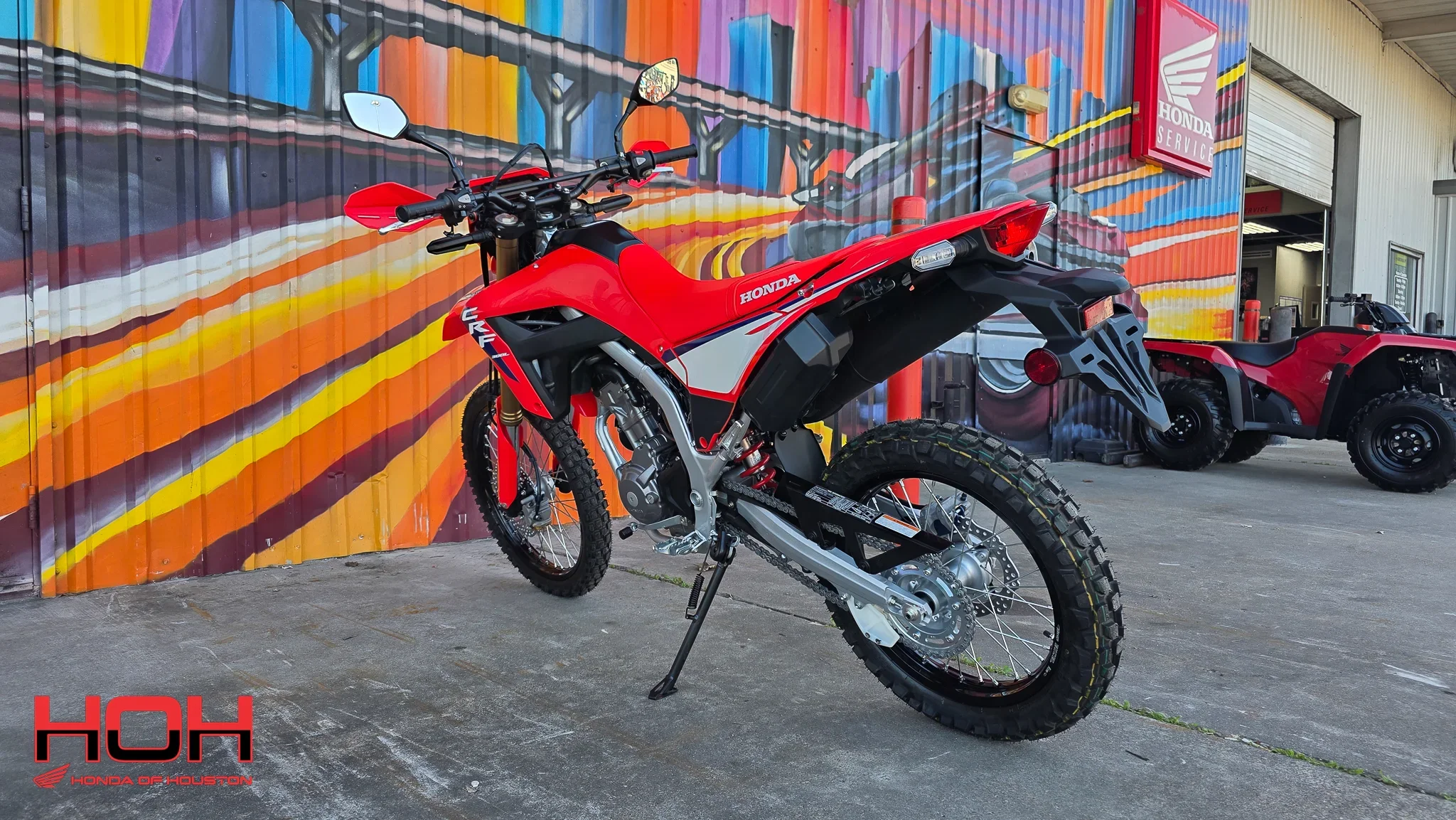 2025 HONDA CRF300L in Red - view 4