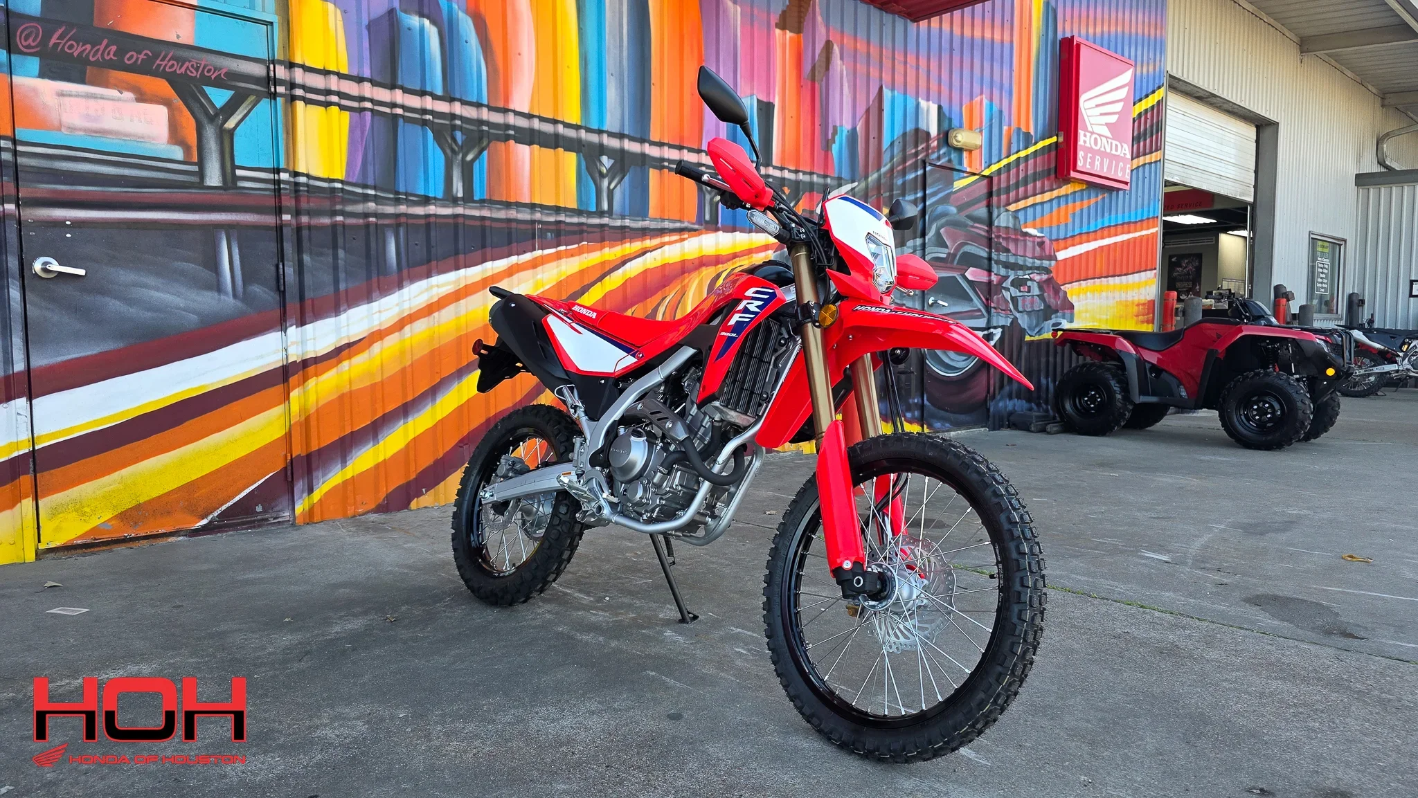 2025 HONDA CRF300L in Red - view 8