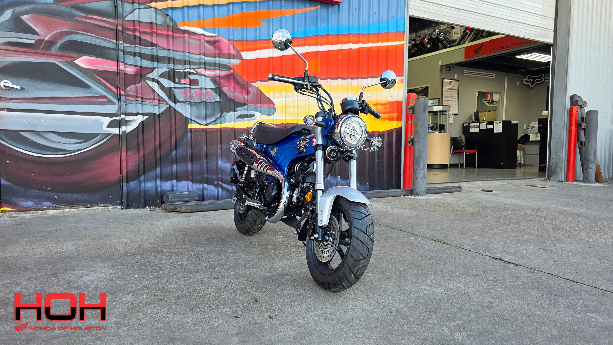 2025 HONDA Dax 125 in BLUE - view 2