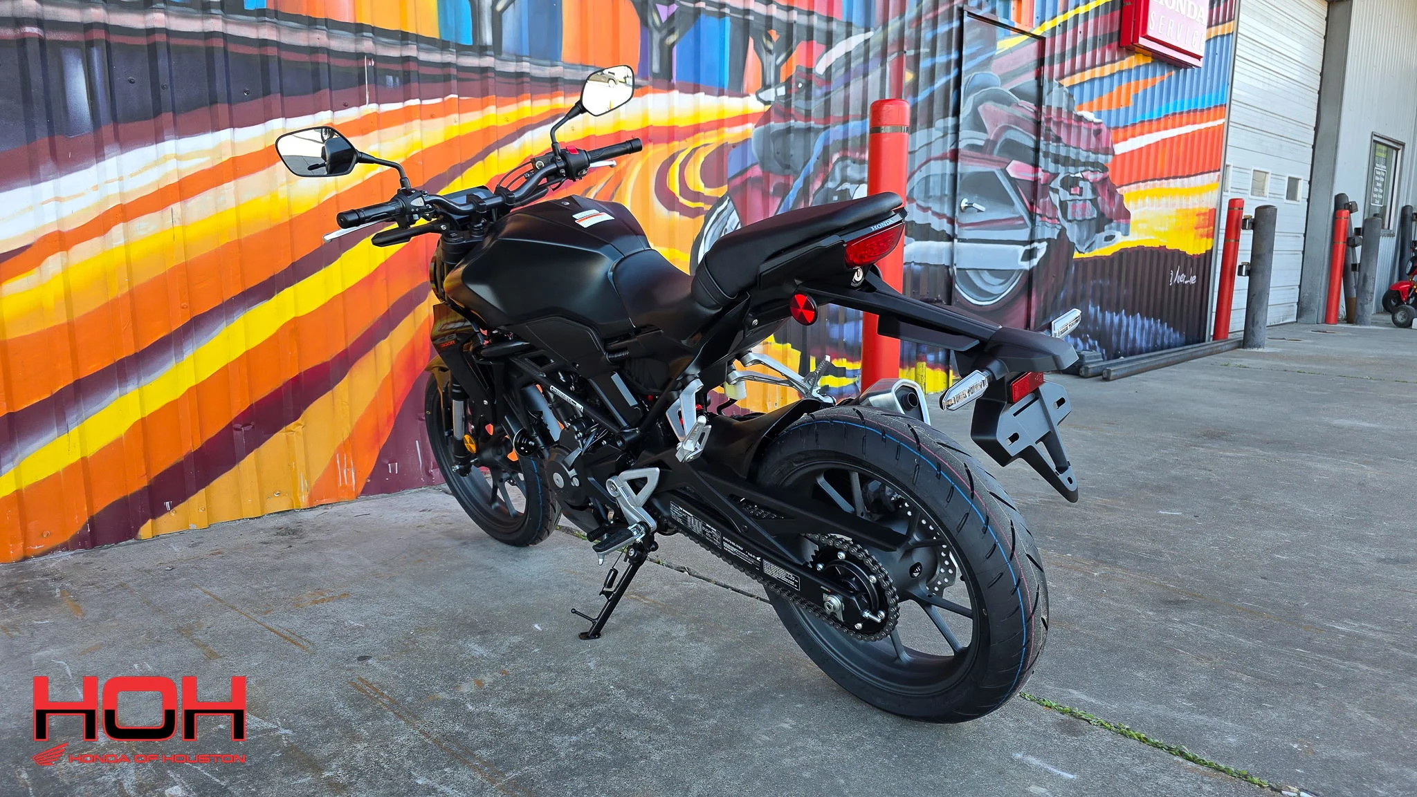 2026 HONDA CB300R ABS in BLACK - view 8