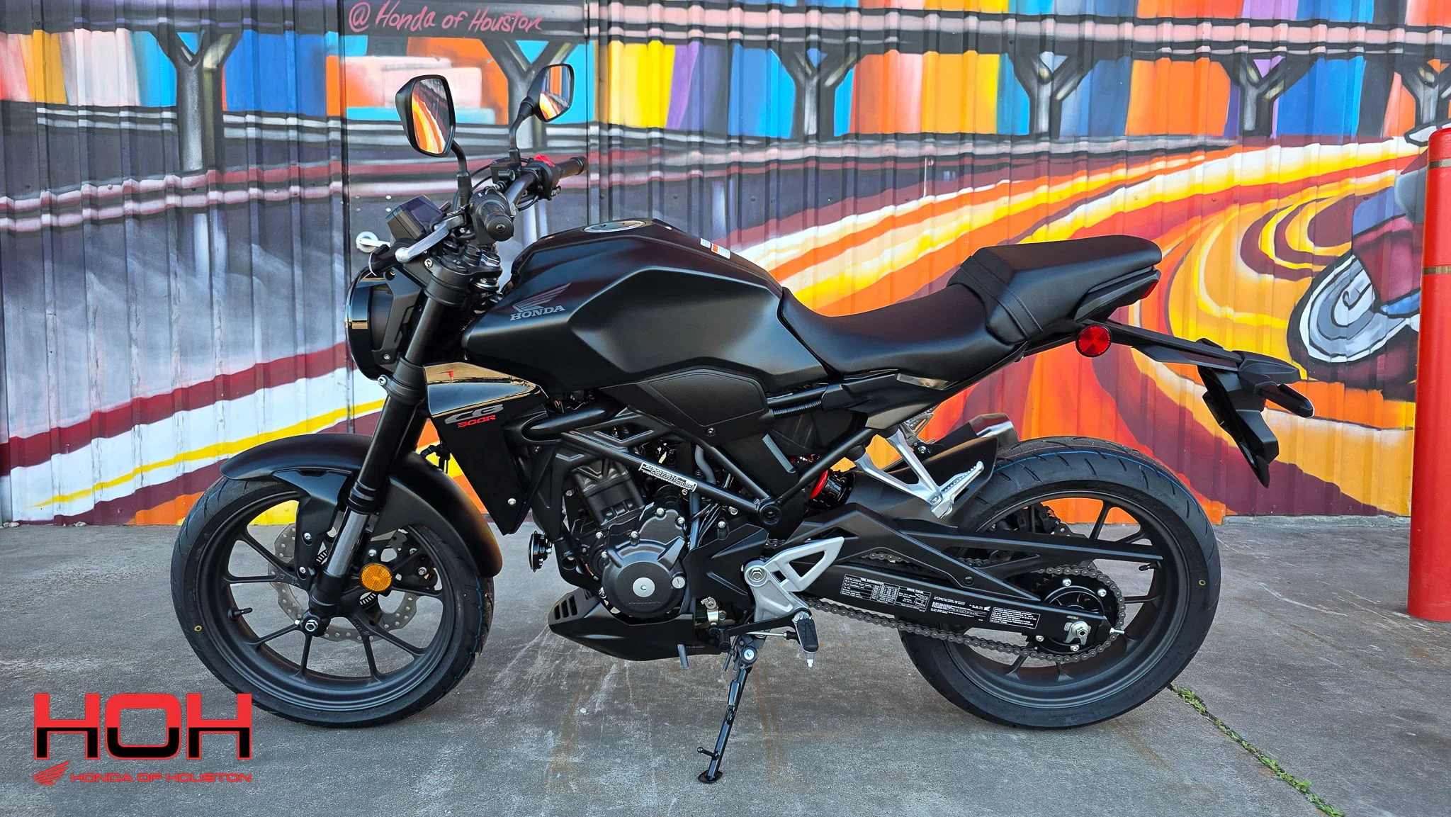 2026 HONDA CB300R ABS in BLACK - view 5