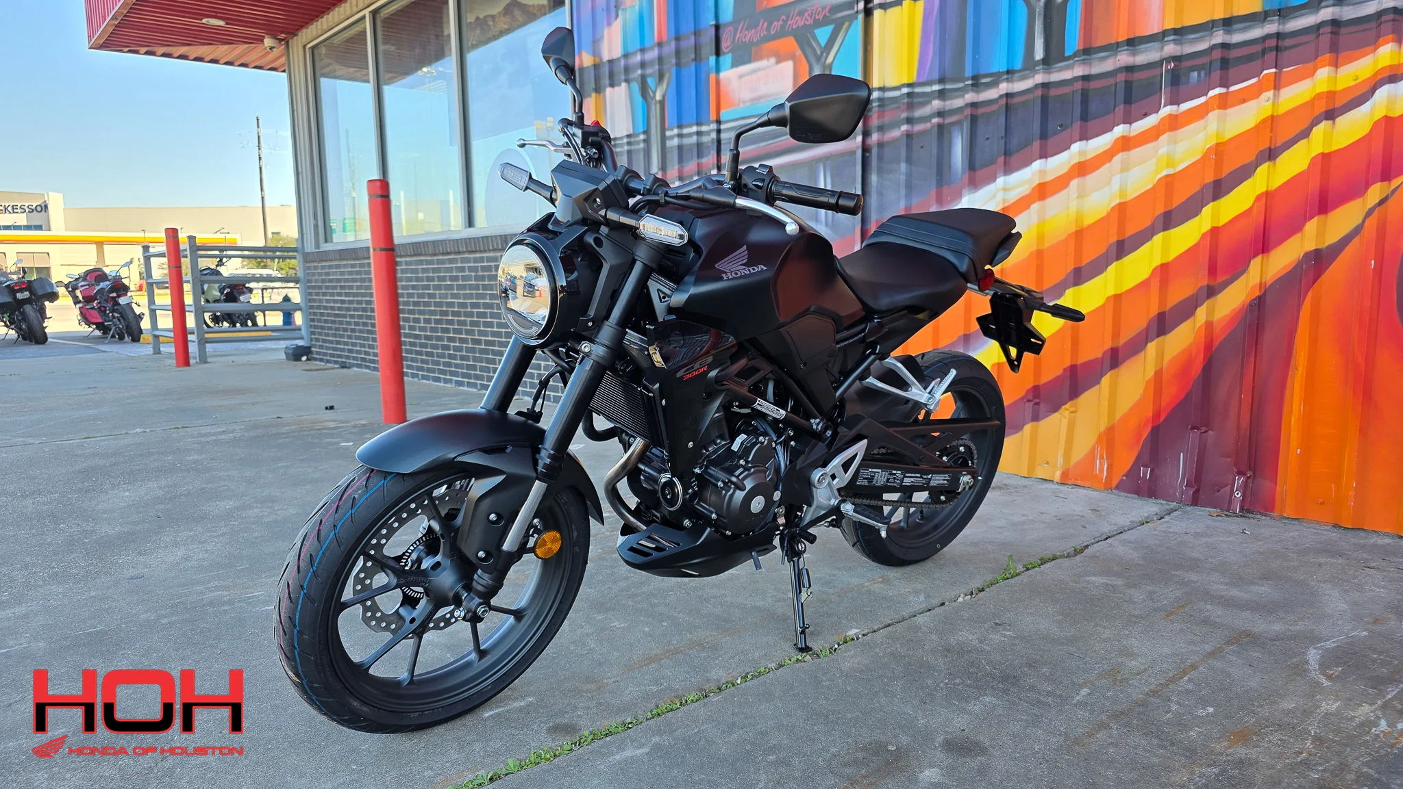2026 HONDA CB300R ABS in BLACK - view 4