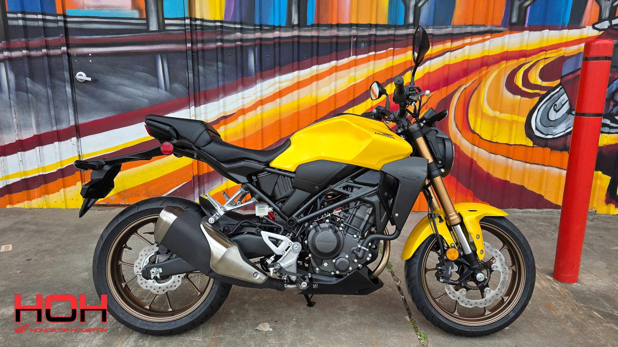 2026 HONDA CB300R ABS in YELLOW - view 2