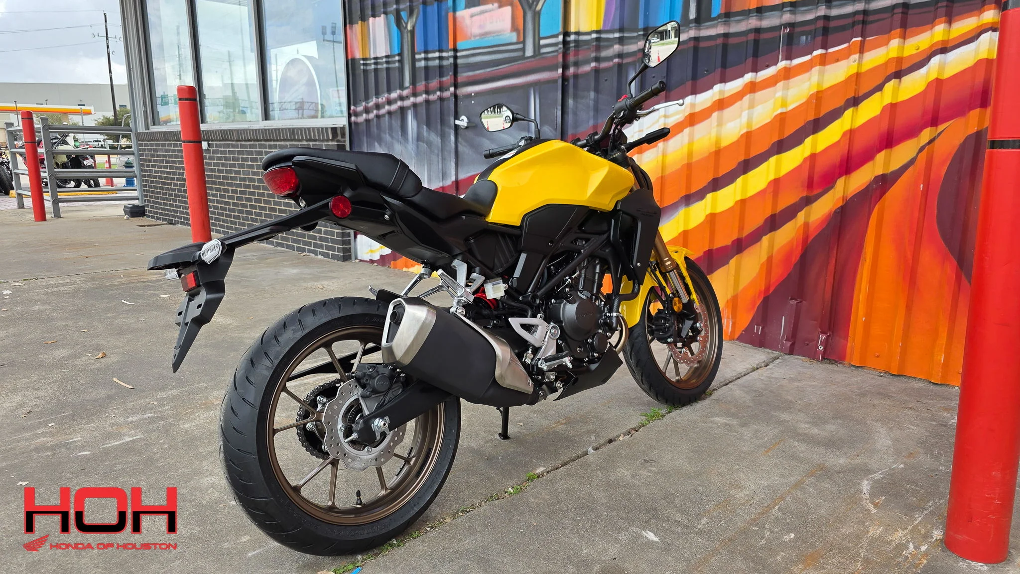 2026 HONDA CB300R ABS in YELLOW - view 3