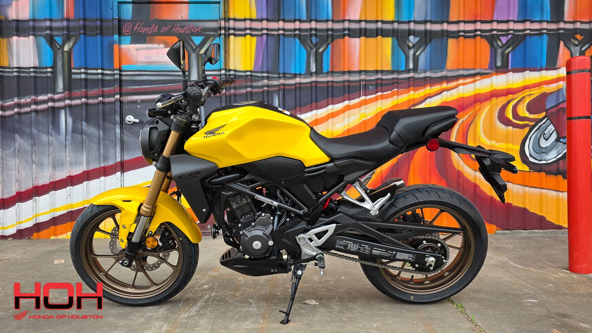 2026 HONDA CB300R ABS in YELLOW