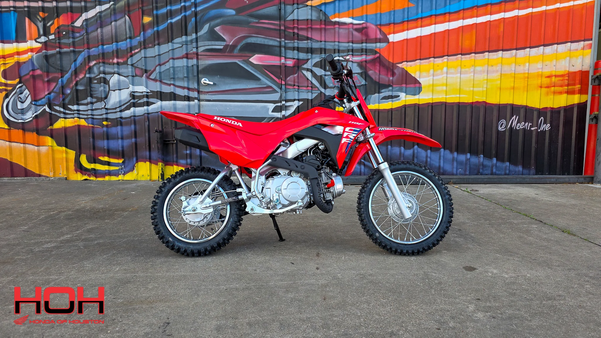 2026 HONDA CRF110F in RED
