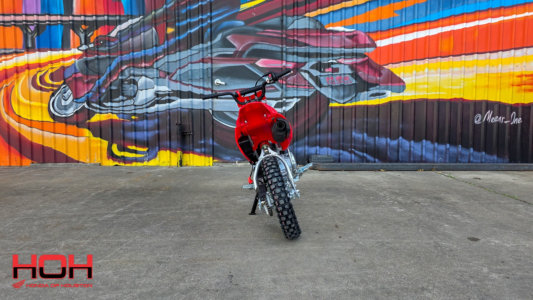 2026 HONDA CRF110F in RED - view 7