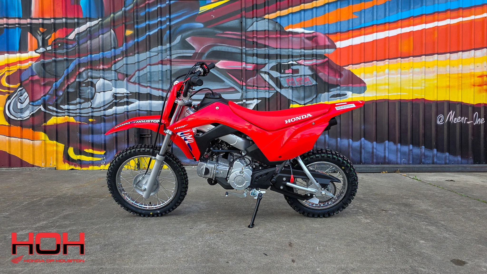 2026 HONDA CRF110F in RED - view 5