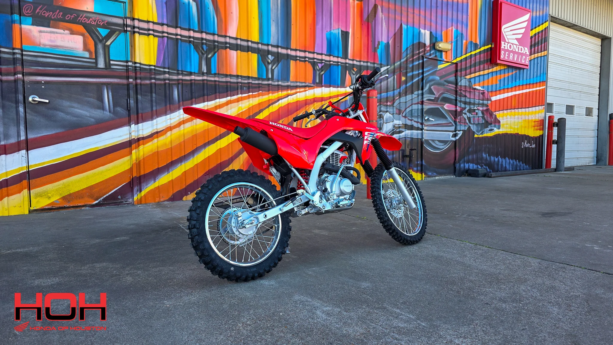 2026 HONDA CRF125F - Big Wheel in RED - view 2