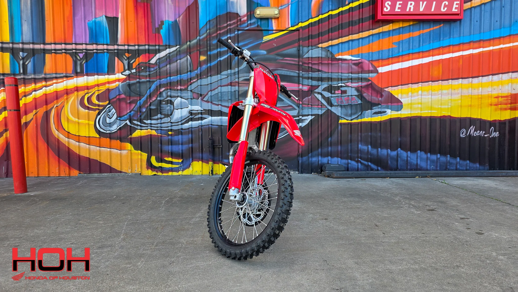 2026 HONDA CRF250R in RED - view 3