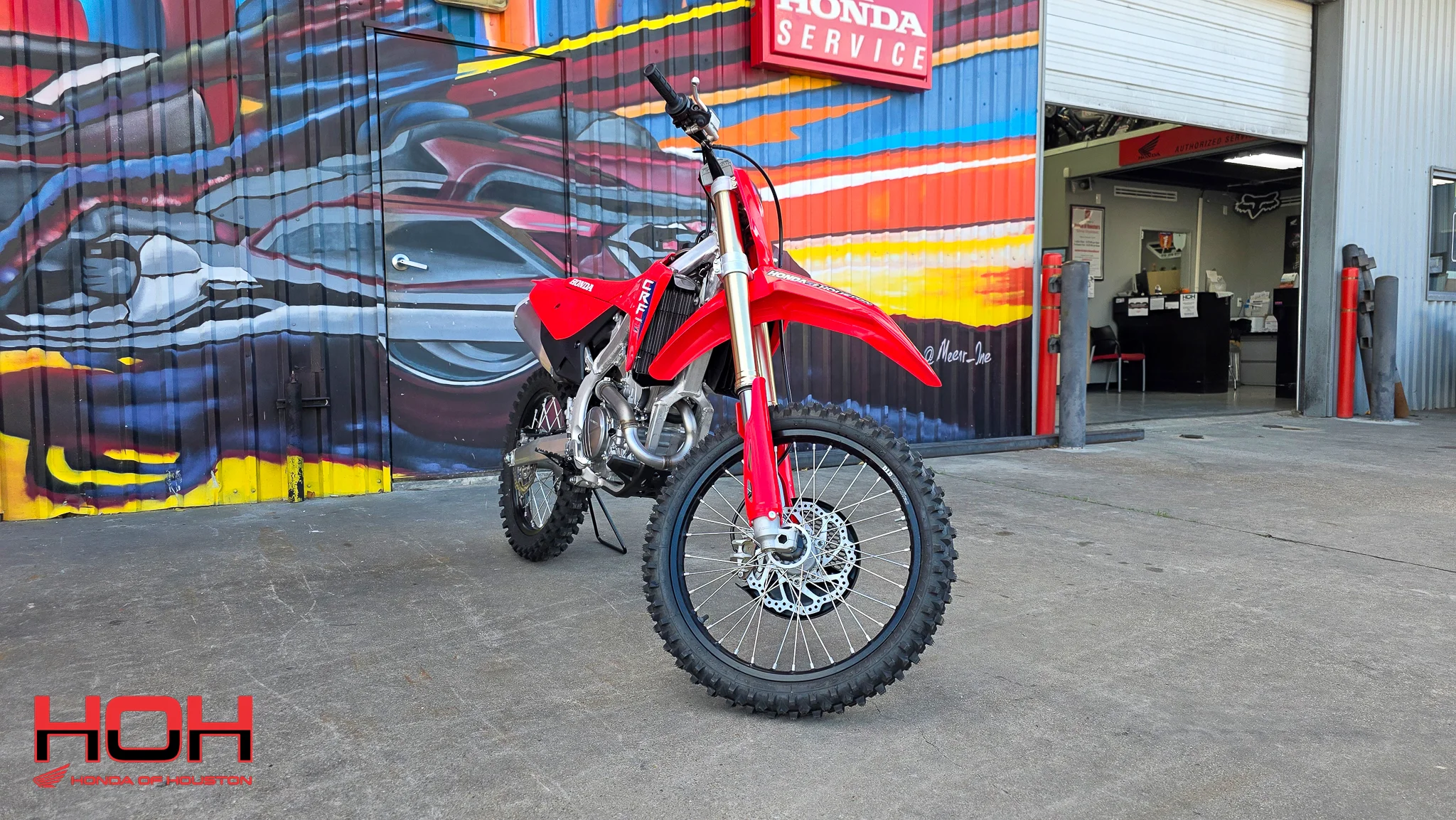 2026 HONDA CRF250R in RED - view 2