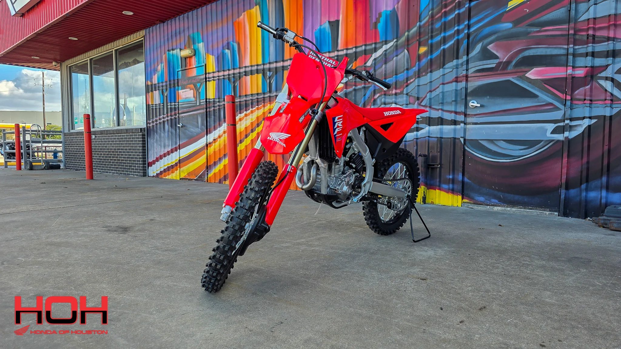 2026 HONDA CRF250R in RED - view 4