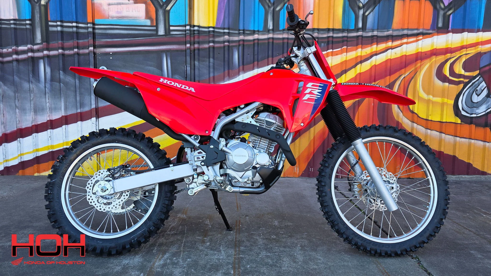 2026 HONDA CRF300F in RED