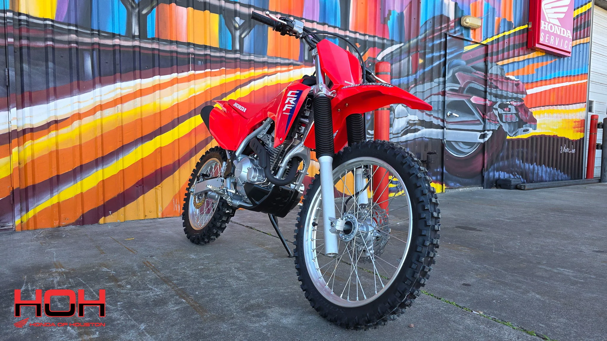 2026 HONDA CRF300F in RED - view 8