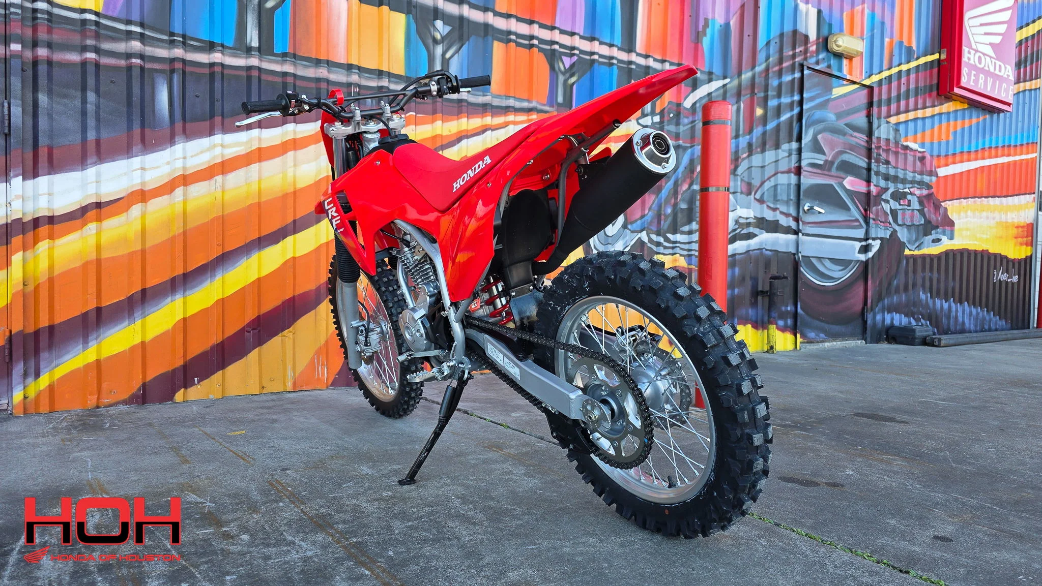 2026 HONDA CRF300F in RED - view 4