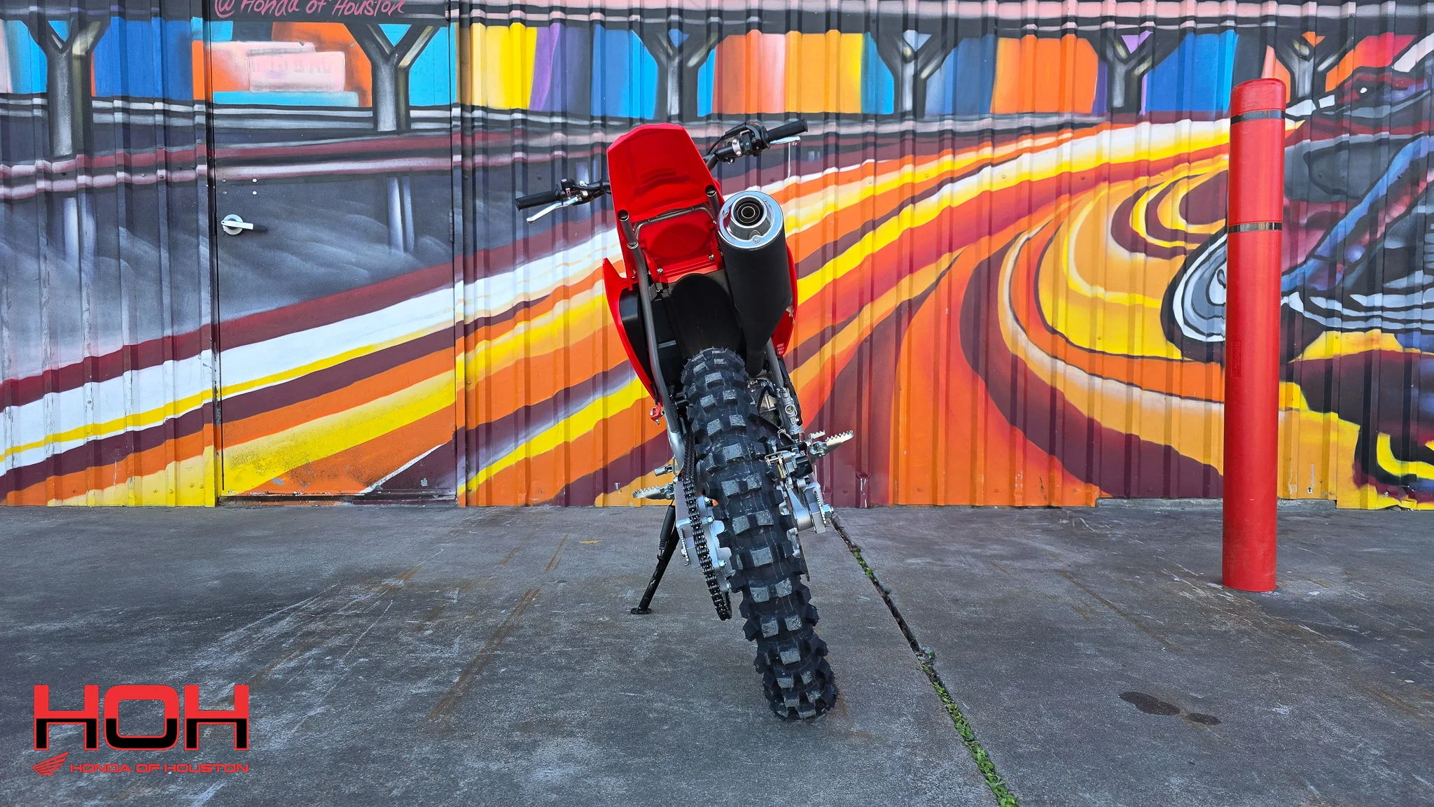 2026 HONDA CRF300F in RED - view 3