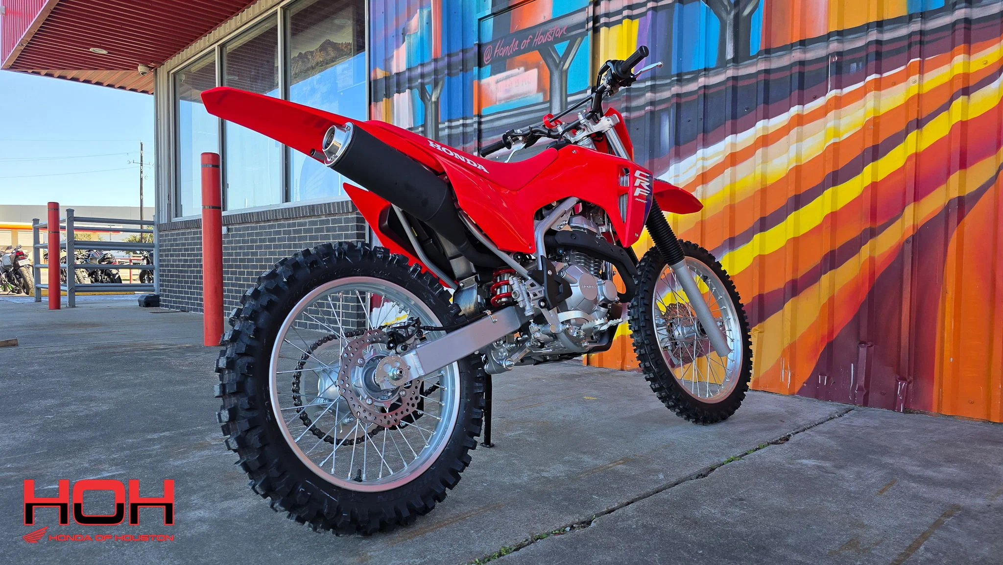 2026 HONDA CRF300F in RED - view 2