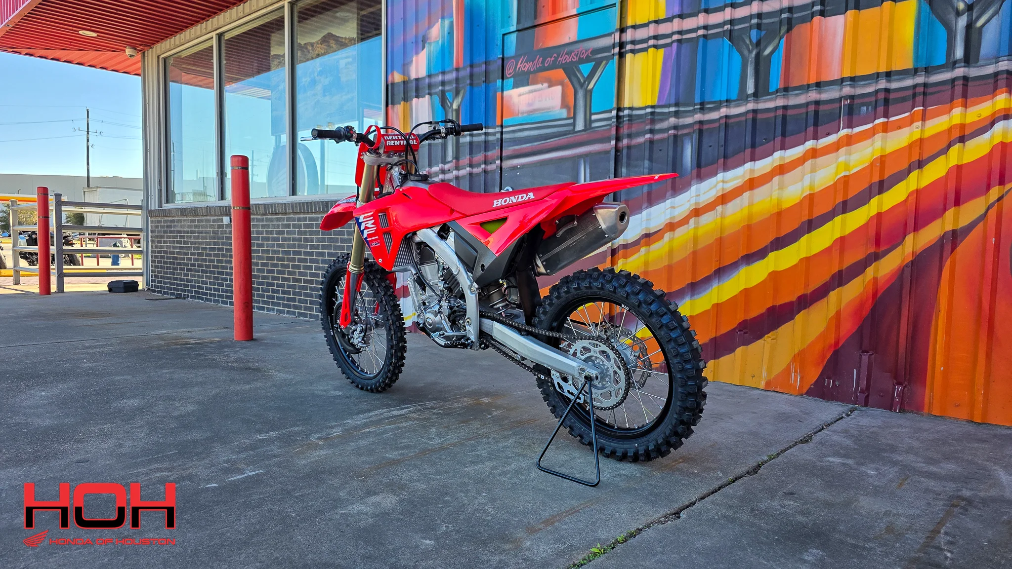 2026 HONDA CRF450R in RED - view 4