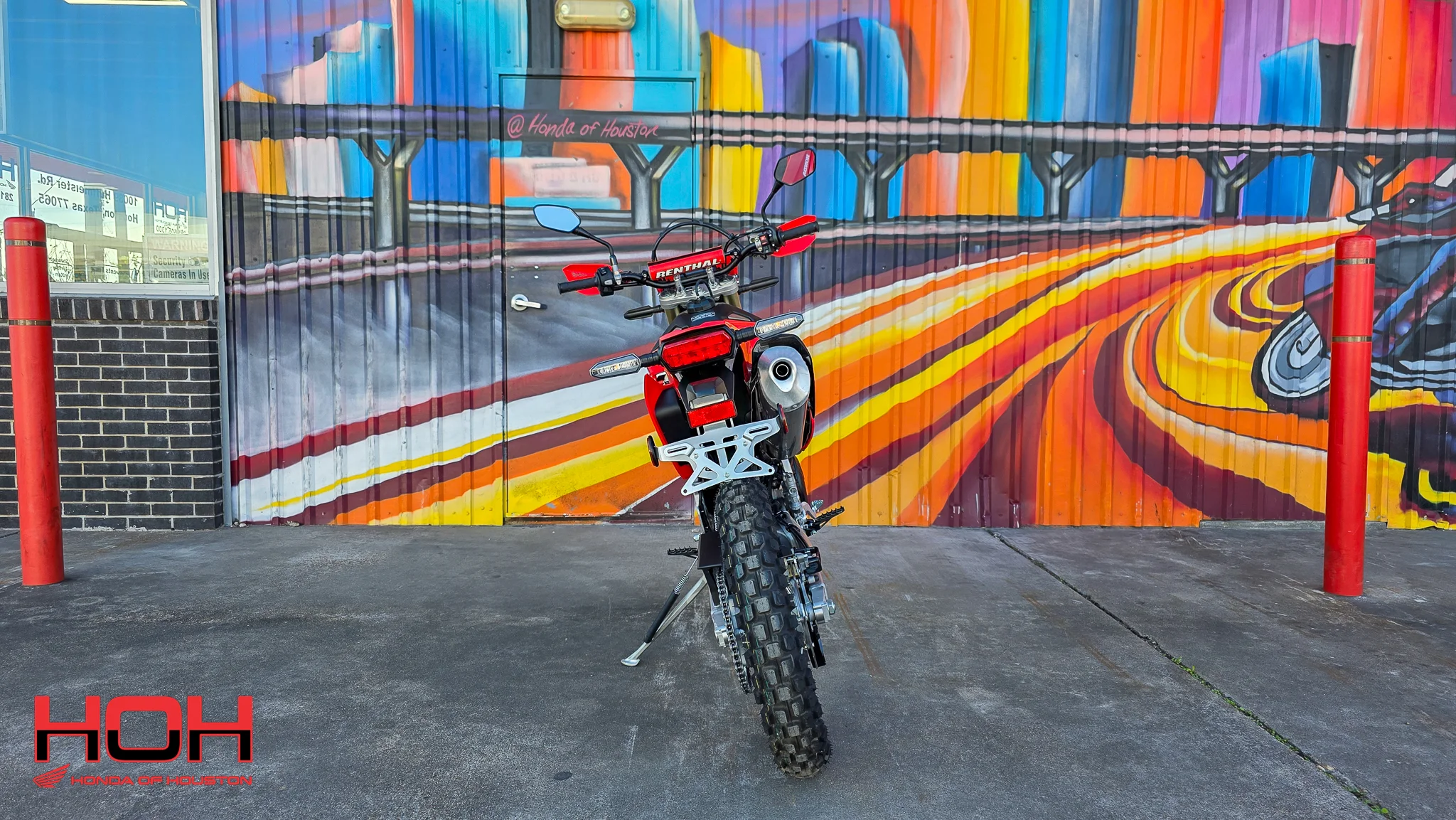 2026 HONDA CRF450RL in RED - view 3