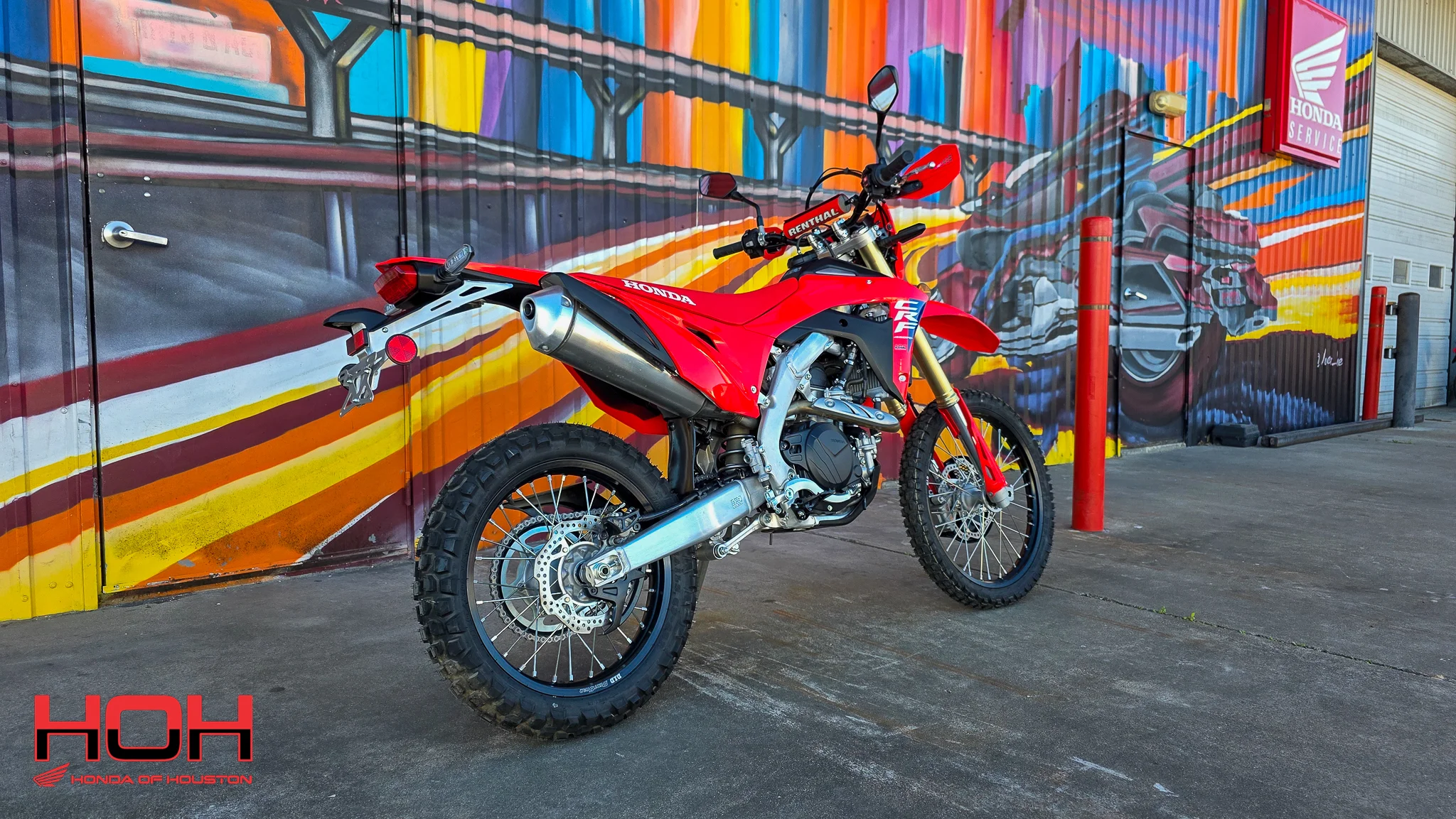 2026 HONDA CRF450RL in RED - view 2