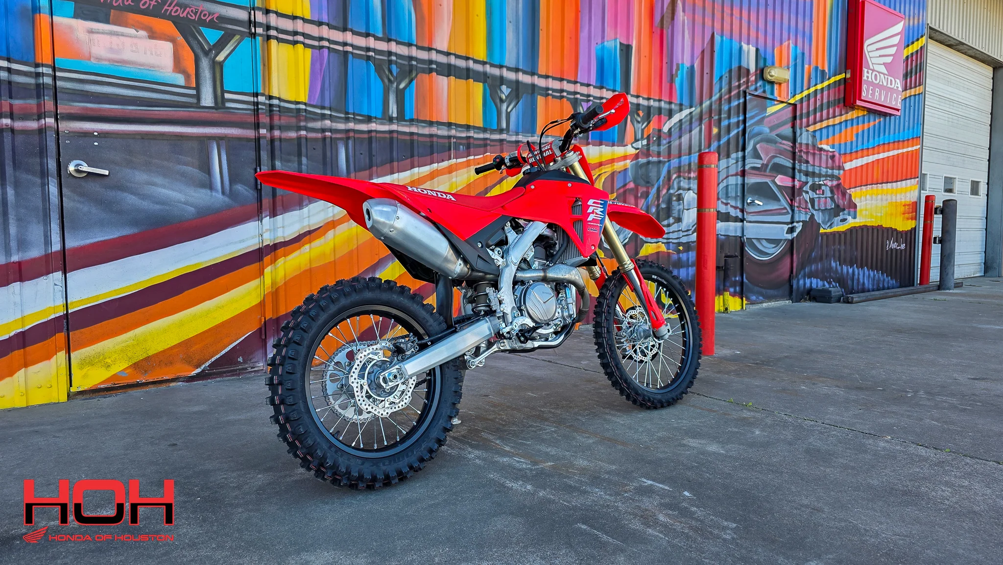 2026 HONDA CRF450RX in RED - view 2