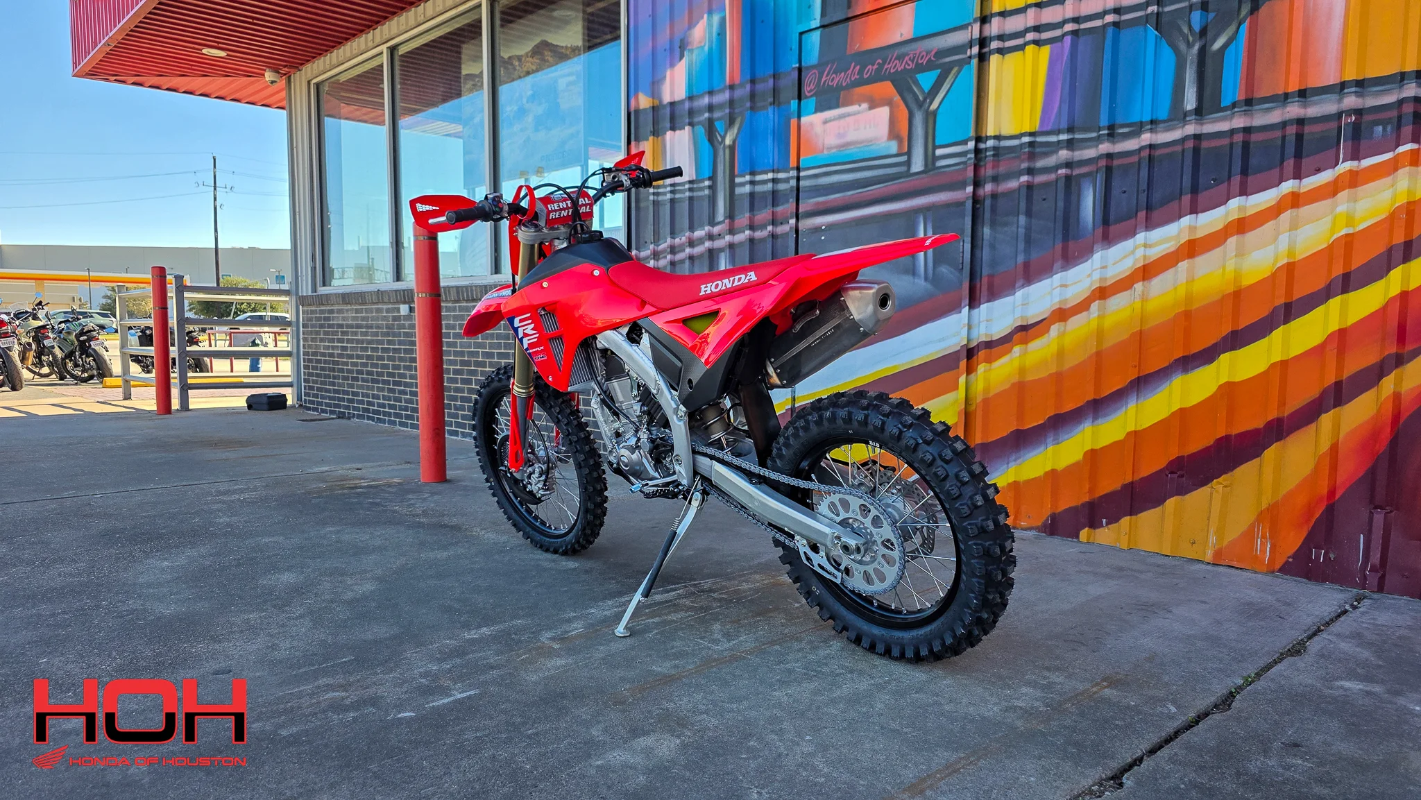 2026 HONDA CRF450RX in RED - view 4