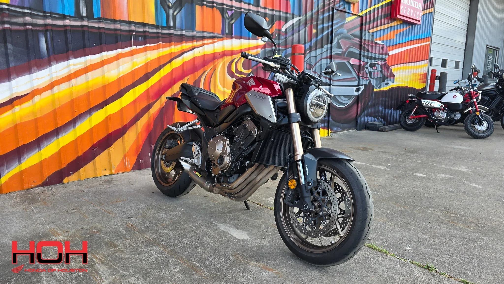 2020 HONDA CB650R ABS in Chromosphere Red - view 8